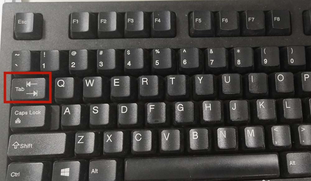 Tab button on most other keyboards